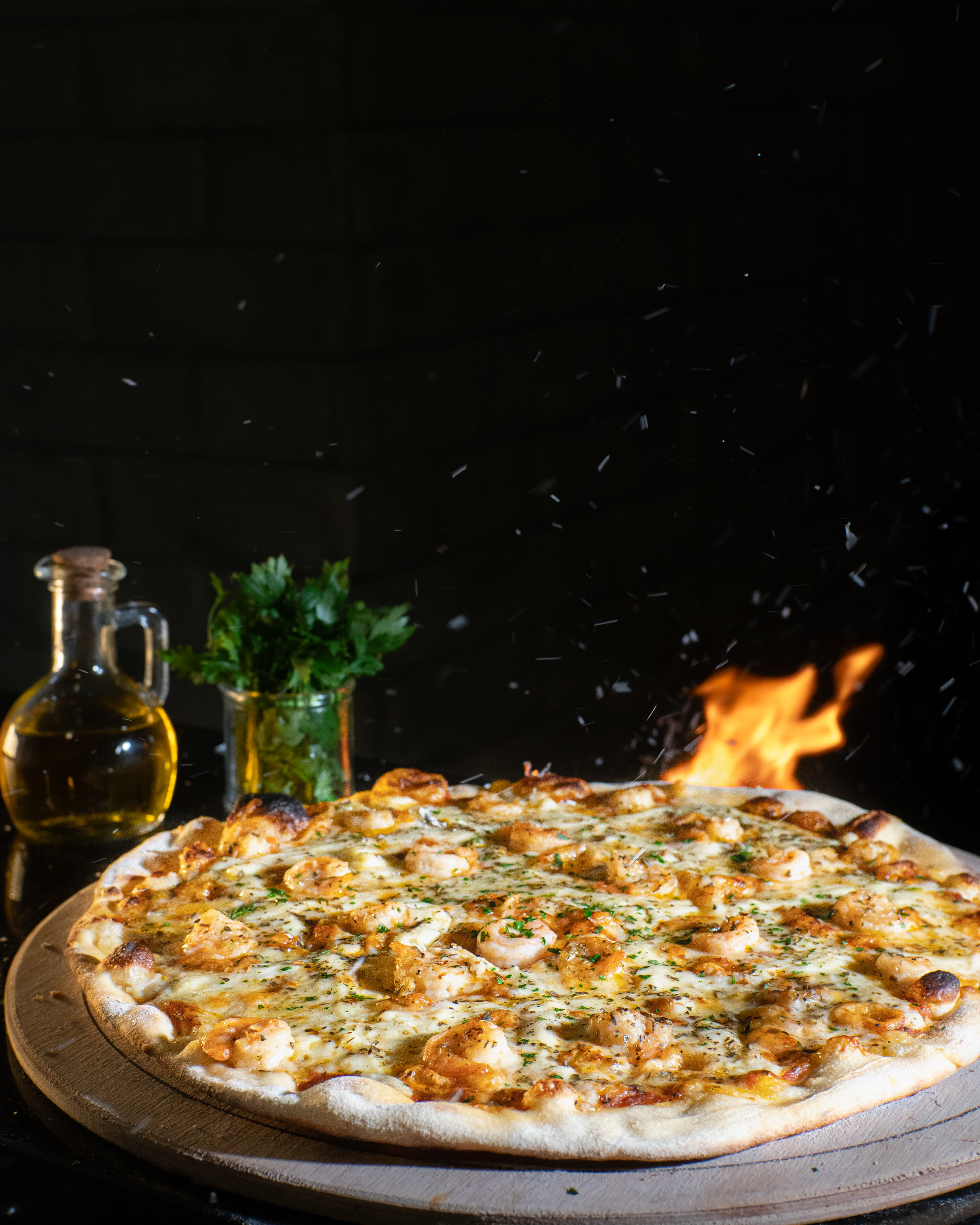 Pizza de Camarão com Catupiry